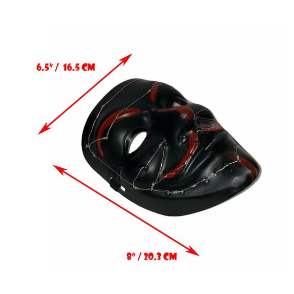 Clubbing Rave Party Light Up Scary LED Mask Costume Cosplay - Picture 10 of 16